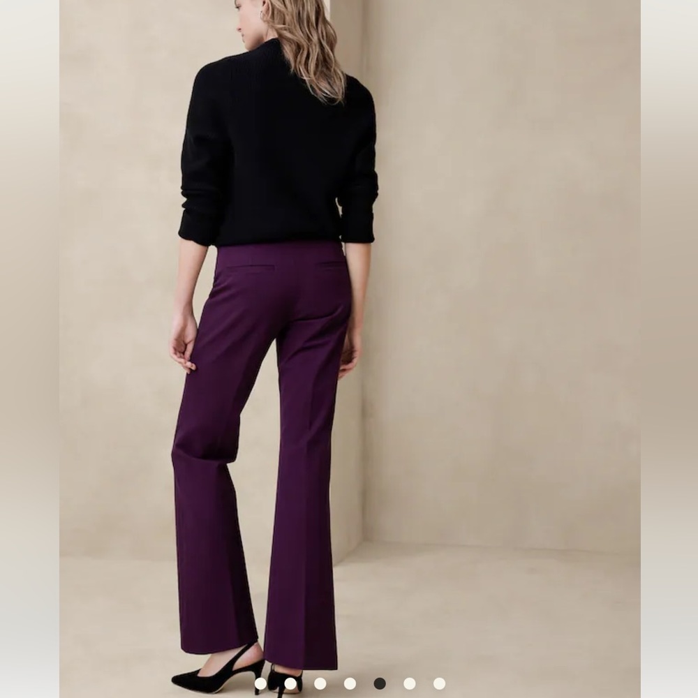 Banana Republic Factory Sloan Bootcut Pant - Plateau Beige Camel - Picture 5 of 9